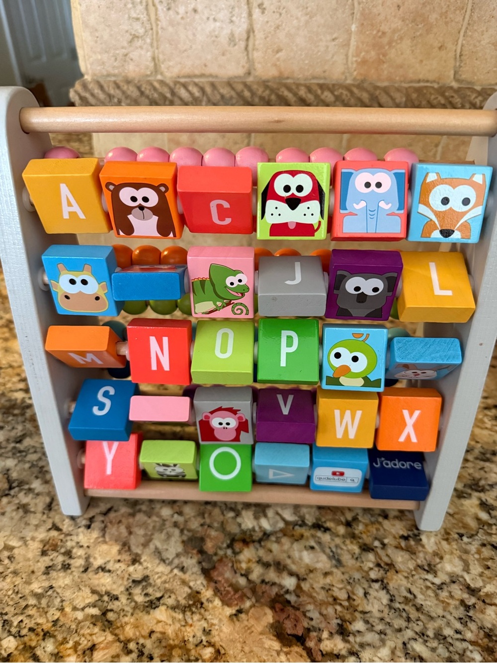 Jadore alphabet and counting toy